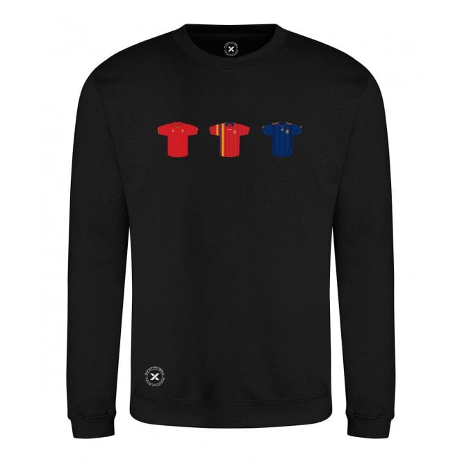 Spain Retro Football Kits (True Colours Collab) Organic Sweatshirt