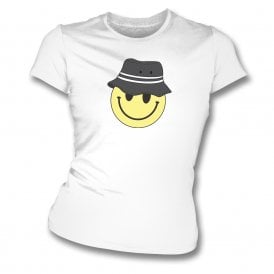 St. Mirren Bucket Hat Smiley Womens Slim Fit T-Shirt