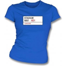 Stadium Way HD1 Women's Slimfit T-Shirt (Huddersfield Town)