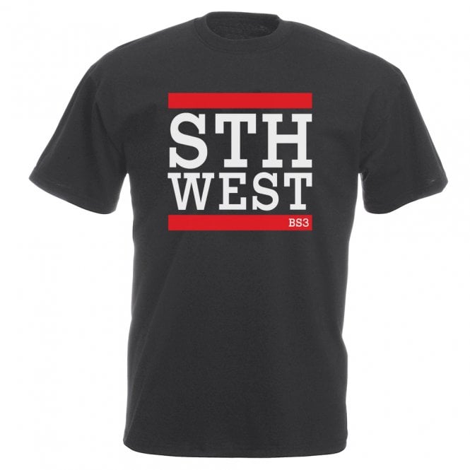 STH WEST (Bristol City Influenced) Vintage Wash T-Shirt
