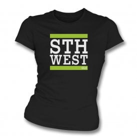 STH WEST (Forest Green Rovers Influenced) Womens Slim Fit T-Shirt