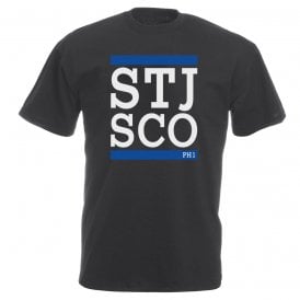 STJ SCO (St Johnstone Influenced) Vintage Wash T-Shirt