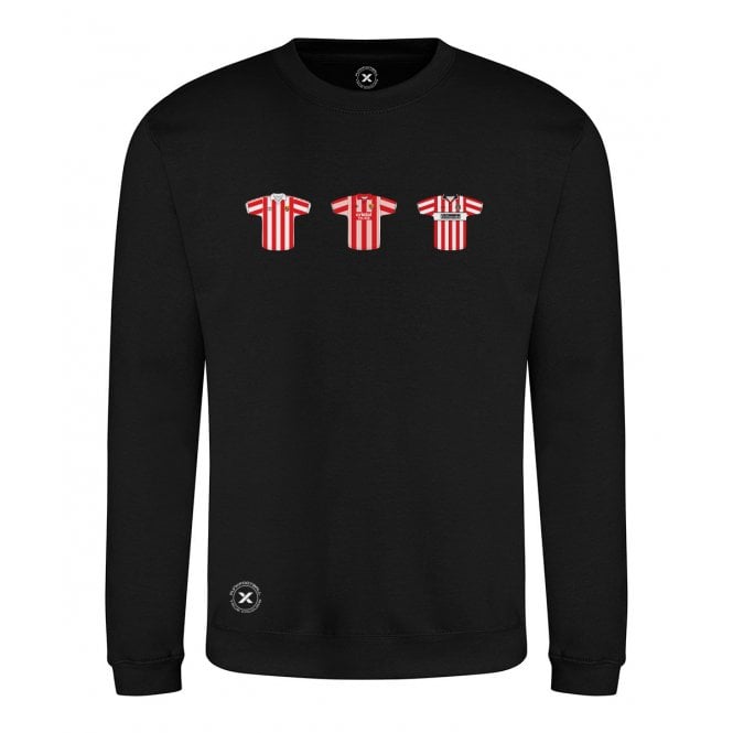 Stoke City Retro Football Kits (True Colours Collab) Organic Sweatshirt