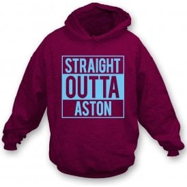 Straight Outta Aston (Villa) Kids Hooded Sweatshirt
