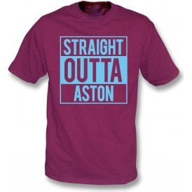 Straight Outta Aston (Villa) Kids T-Shirt