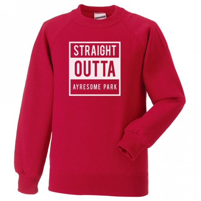 Straight Outta Ayresome Park (Middlesbrough) Kids Sweatshirt