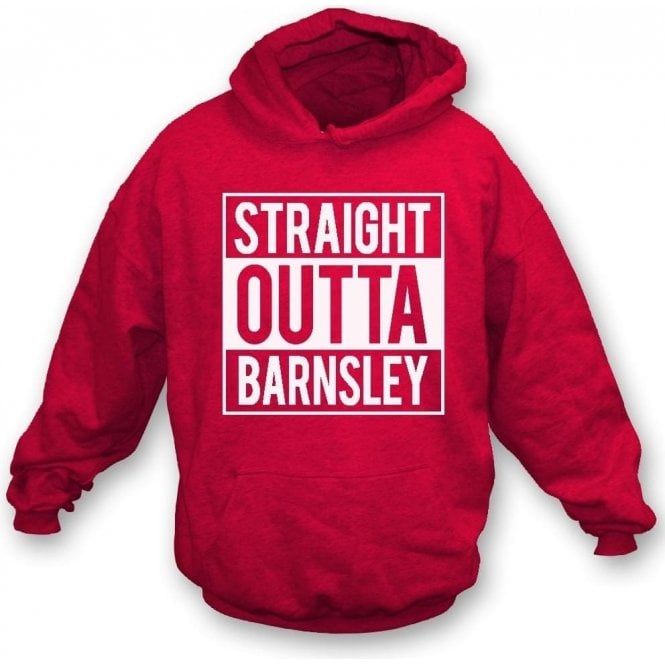 Straight Outta Barnsley Kids Hooded Sweatshirt