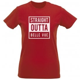 Straight Outta Belle Vue (Doncaster) Womens Slim Fit T-Shirt