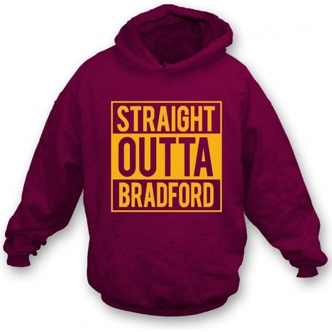 Straight Outta Bradford Kids Hooded Sweatshirt