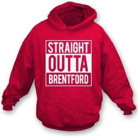 Straight Outta Brentford Kids Hooded Sweatshirt