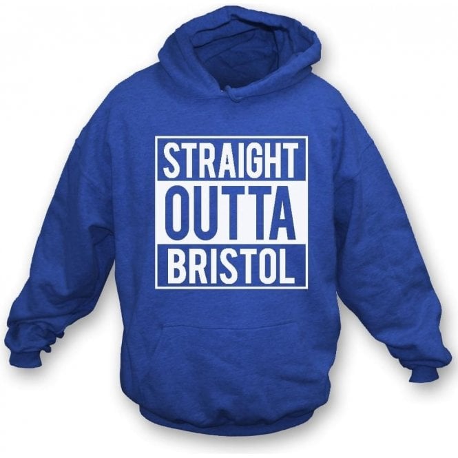 Straight Outta Bristol (Rovers) Kids Hooded Sweatshirt
