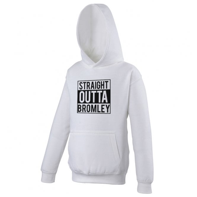Straight Outta Bromley (Bromley Influenced) Kids Hooded Sweatshirt