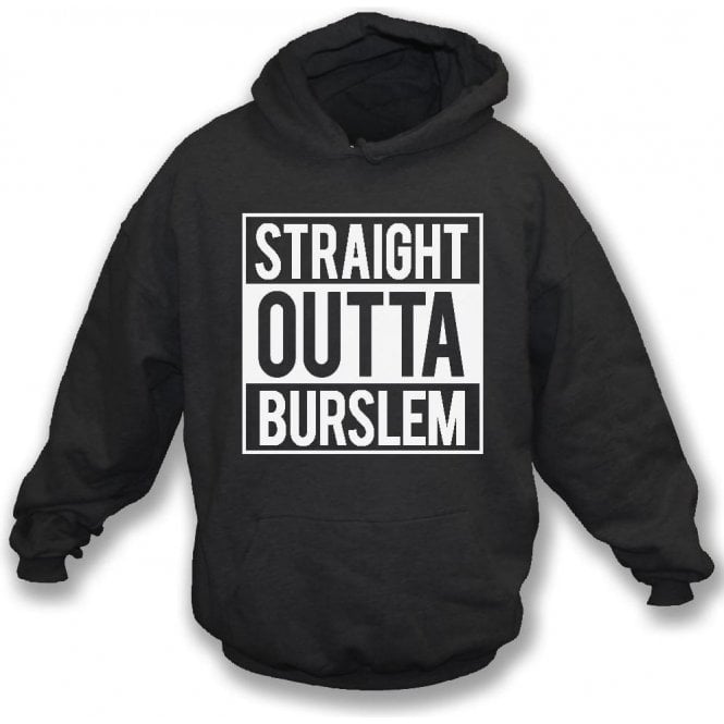 Straight Outta Burslem (Port Vale) Kids Hooded Sweatshirt