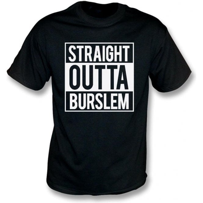 Straight Outta Burslem (Port Vale) Kids T-Shirt