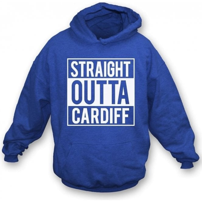 Straight Outta Cardiff Kids Hooded Sweatshirt