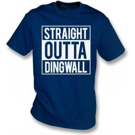Straight Outta Dingwall (Ross County) Kids T-Shirt