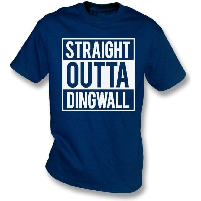 Straight Outta Dingwall (Ross County) T-Shirt
