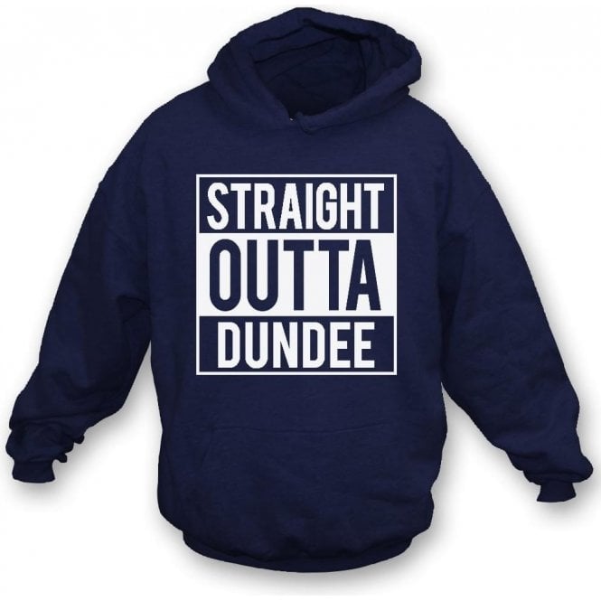 Straight Outta Dundee Kids Hooded Swetashirt