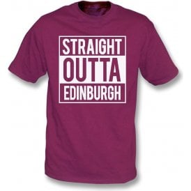 Straight Outta Edinburgh (Hearts) Kids T-Shirt