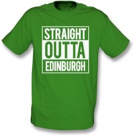 Straight Outta Edinburgh (Hibernian) Kids T-Shirt