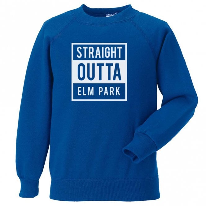 Straight Outta Elm Park (Reading) Kids Sweatshirt