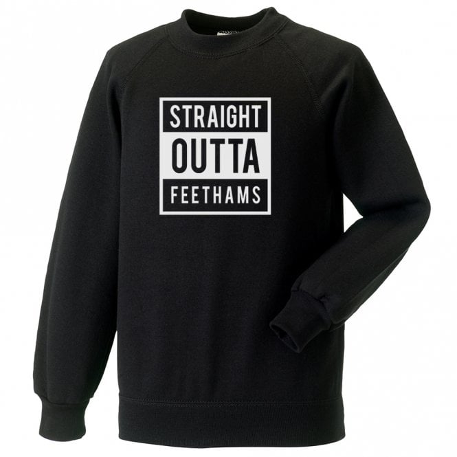 Straight Outta Feethams (Darlington) Kids Sweatshirt