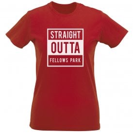 Straight Outta Fellows Park (Walsall) Womens Slim Fit T-Shirt