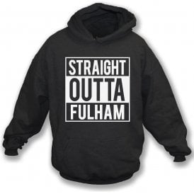 Straight Outta Fulham Kids Hooded Sweatshirt