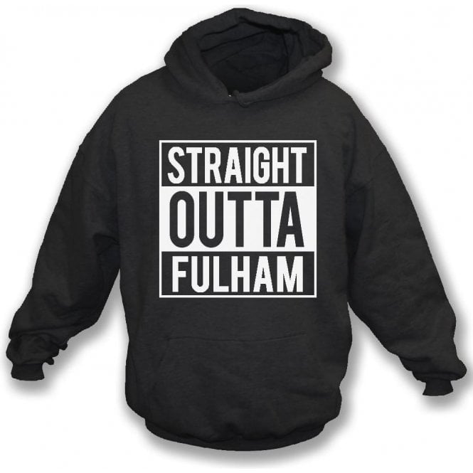 Straight Outta Fulham Kids Hooded Sweatshirt