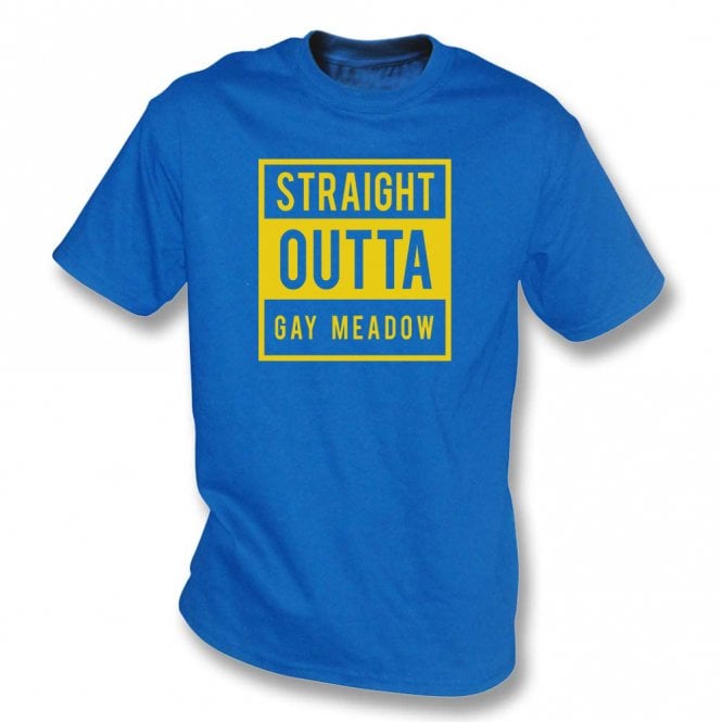 Straight Outta Gay Meadow (Shrewsbury) Kids T-Shirt