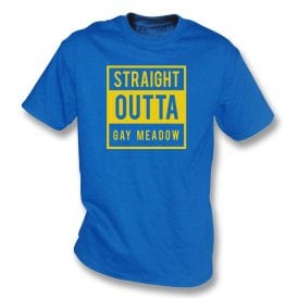 Straight Outta Gay Meadow (Shrewsbury) Kids T-Shirt