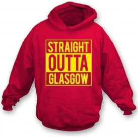 Straight Outta Glasgow (Partick Thistle) Kids Hooded Sweatshirt
