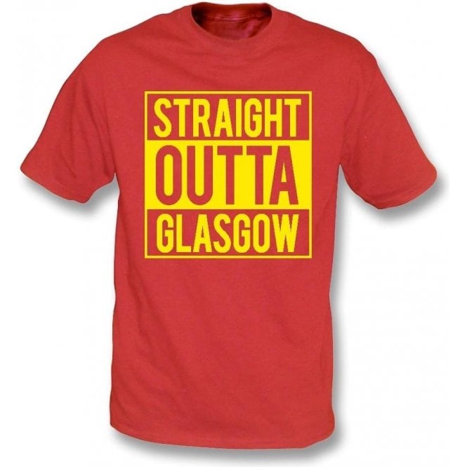 Straight Outta Glasgow (Partick Thistle) Kids T-Shirt