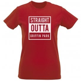 Straight Outta Griffin Park (Brentford) Womens Slim Fit T-Shirt