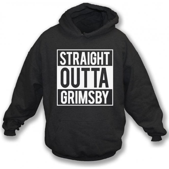 Straight Outta Grimsby Kids Hooded Sweatshirt