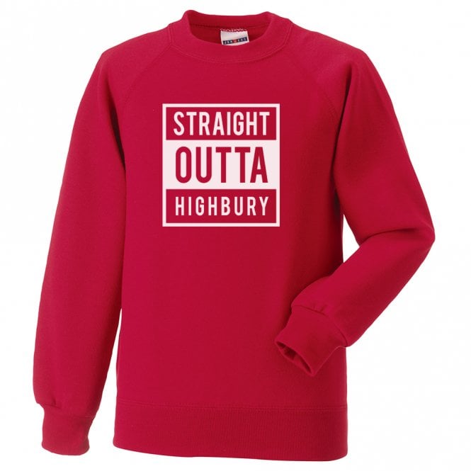 Straight Outta Highbury (Arsenal) Kids Sweatshirt