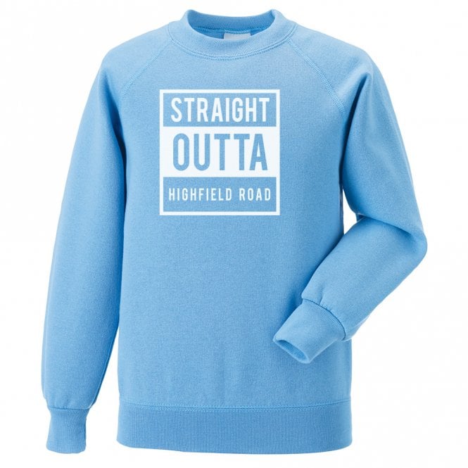 Straight Outta Highfield Road (Coventry City) Kids Sweatshirt