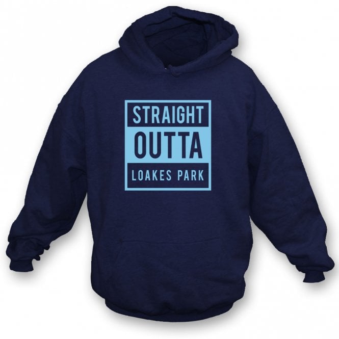 Straight Outta Loakes Park (Wycombe Wanderers) Kids Hooded Sweatshirt