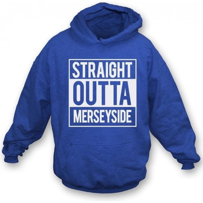 Straight Outta Merseyside (Everton) Kids Hooded Sweatshirt