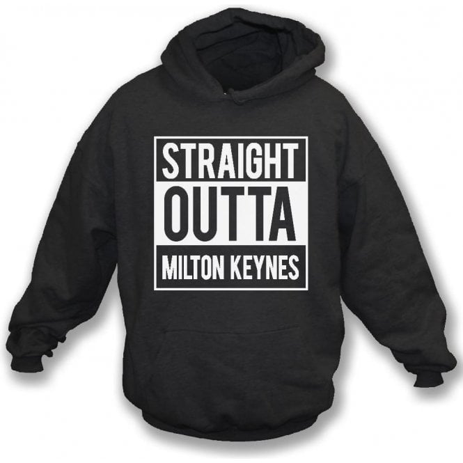 Straight Outta Milton Keynes (MK Dons) Kids Hooded Sweatshirt