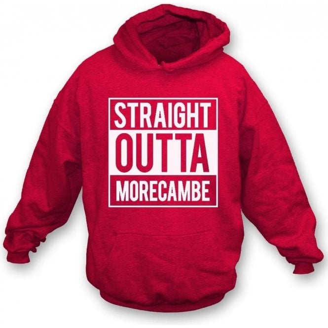 Straight Outta Morecambe Kids Hooded Sweatshirt
