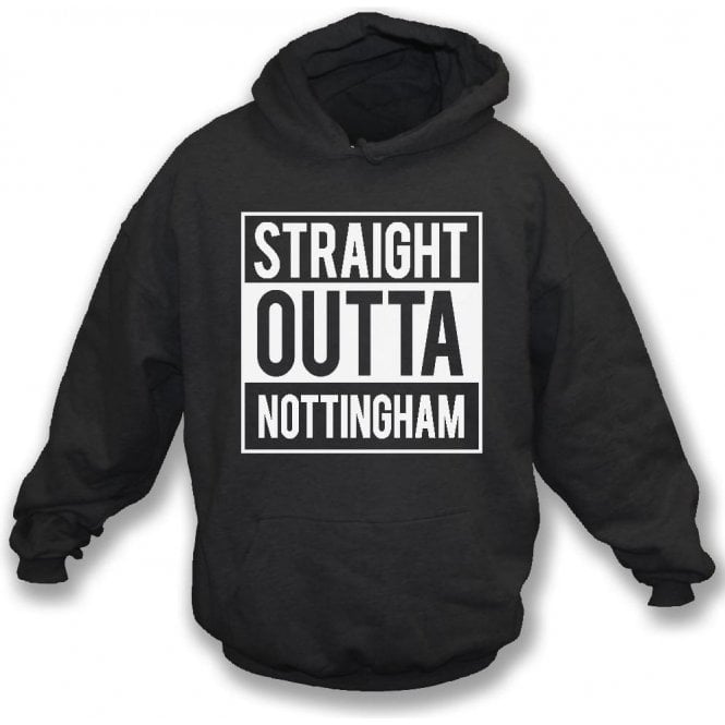 Straight Outta Nottingham (Notts County) Kids Hooded Sweatshirt
