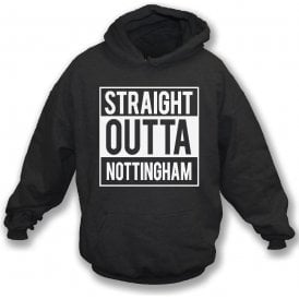 Straight Outta Nottingham (Notts County) Kids Hooded Sweatshirt