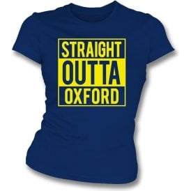 Straight Outta Oxford Womens Slim Fit T-Shirt