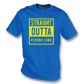 Straight Outta Plough Lane (AFC Wimbledon) Kids T-Shirt