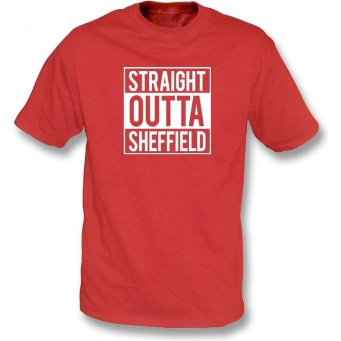 Straight Outta Sheffield (United) Kids T-Shirt