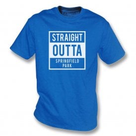 Straight Outta Springfield Park (Wigan) Kids T-Shirt