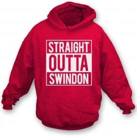 Straight Outta Swindon Kids Hooded Sweatshirt