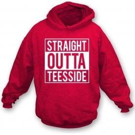 Straight Outta Teesside (Middlesbrough) Kids Hooded Sweatshirt