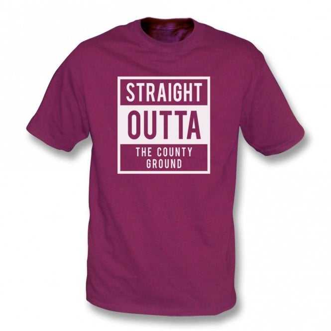 Straight Outta The County Ground (Northampton) T-Shirt